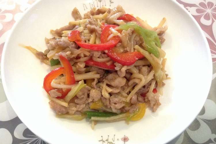 たけのこと豚肉のオイスターソース炒め レシピ 作り方 By みーちゃんかっくん クックパッド 簡単おいしいみんなのレシピが353万品