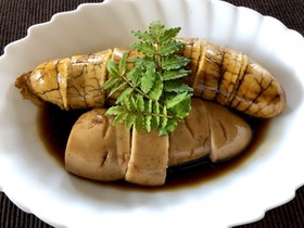 ブリの真子と白子の煮付け♪