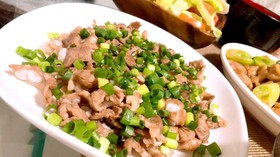 居酒屋メニュー♡豚軟骨のポン酢炒め