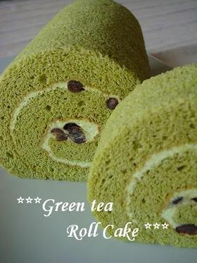 抹茶ロールケーキ