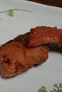 自家製鮭の漬け焼き