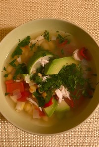 疲れ吹っ飛ぶ、夏のピリ辛メキシコ風スープ
