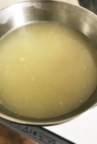 手作り鶏ガラスープ 白湯バージョン