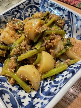 カブのとろーりひき肉あんかけ