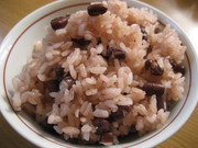 小豆ごはんの写真