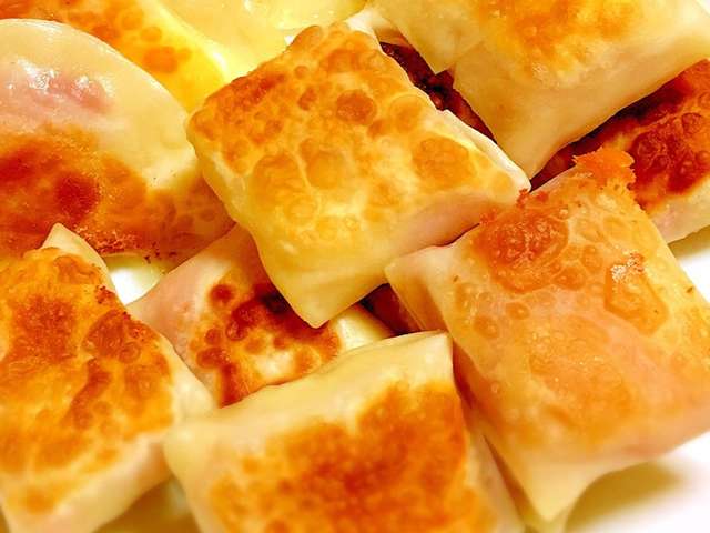 生ハムとチーズのおつまみ餃子 By ぬこもっふもふ クックパッド