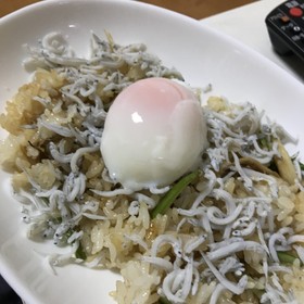 春のお月見チャーハン