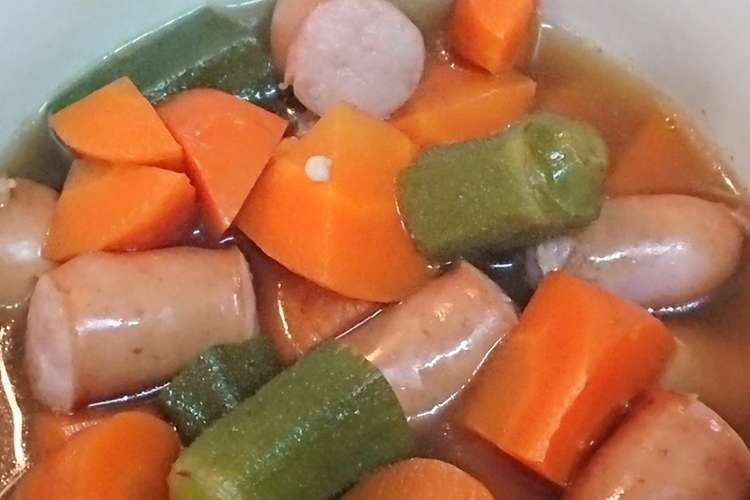 素朴なウインナと人参とおくらの煮しめ レシピ 作り方 By 料亭 濱みき クックパッド 簡単おいしいみんなのレシピが354万品