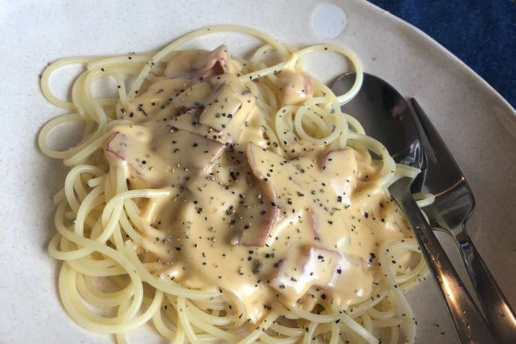 牛乳なしで超濃厚チェダークリームパスタ レシピ 作り方 By あおい クックパッド 簡単おいしいみんなのレシピが356万品