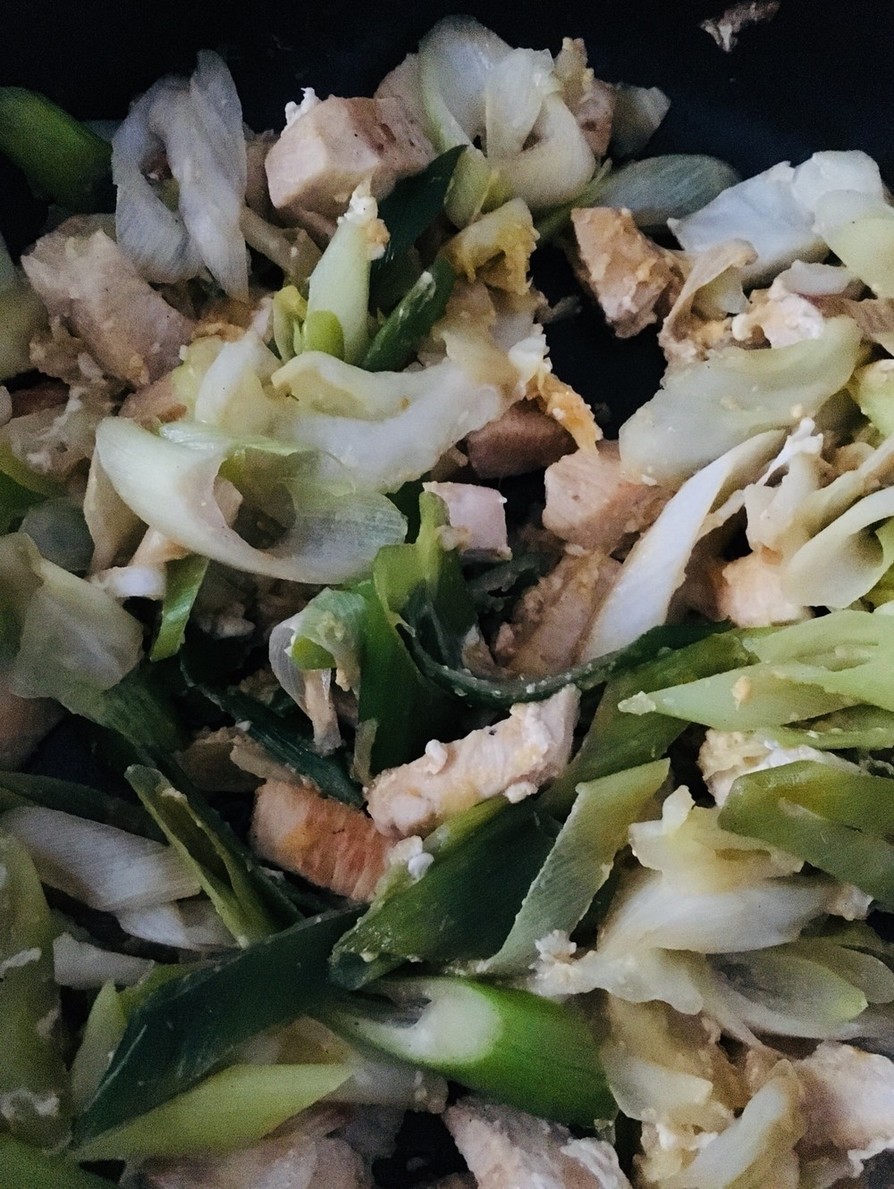 野菜と鶏肉のスタミナ炒めの画像