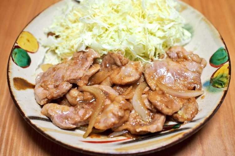 豚肩ロースの生姜焼き レシピ 作り方 By H13i32maru クックパッド