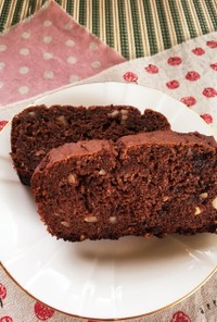 グルテンフリー米粉のチョコレートケーキ