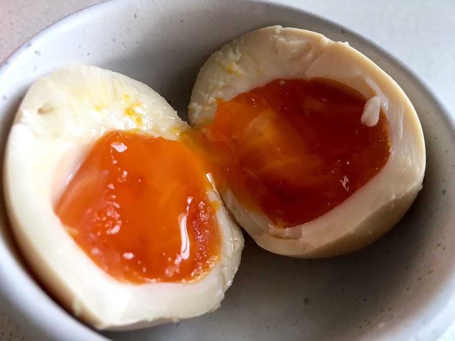 超簡単半熟味付け煮卵(おつまみにも)の画像