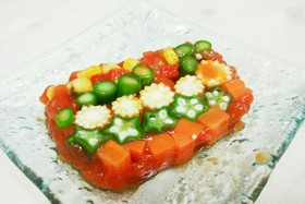 簡単!野菜ジュース de 野菜のテリーヌ