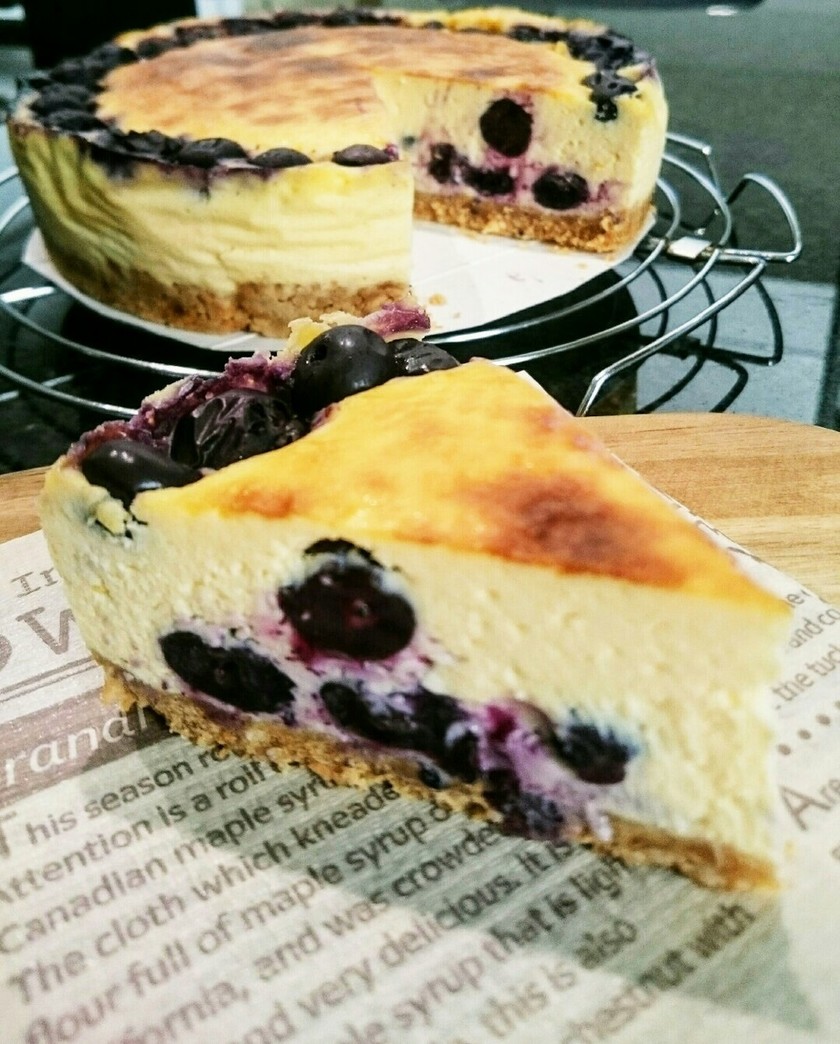 ミニチュアレモンブルーベリーチーズケーキのレシピ