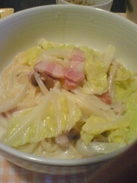 ほっこり!簡単!春のスープスパゲティ