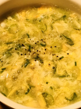 ネギと玉子のとろっとスープ
