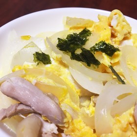 親子丼 〜白だしを使って簡単に☆〜