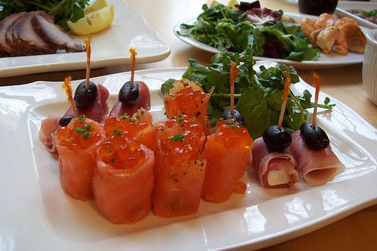 サーモンと生ハムで簡単アペタイザー レシピ 作り方 By チキチキちきーた クックパッド 簡単おいしいみんなのレシピが376万品