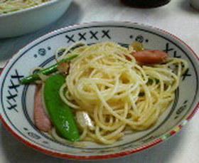 春野菜のペペロンチーノ