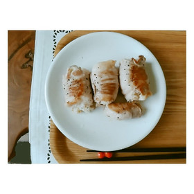 簡単肉巻きおにぎり