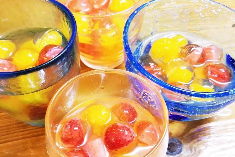 涼しく爽やか 九龍球 クーロンキュウ レシピ 作り方 By けこｋｅｃｏけこ クックパッド
