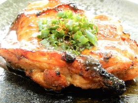 グリルで鶏もも肉の照り焼き!