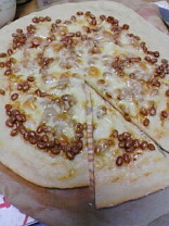 納豆ピザの画像