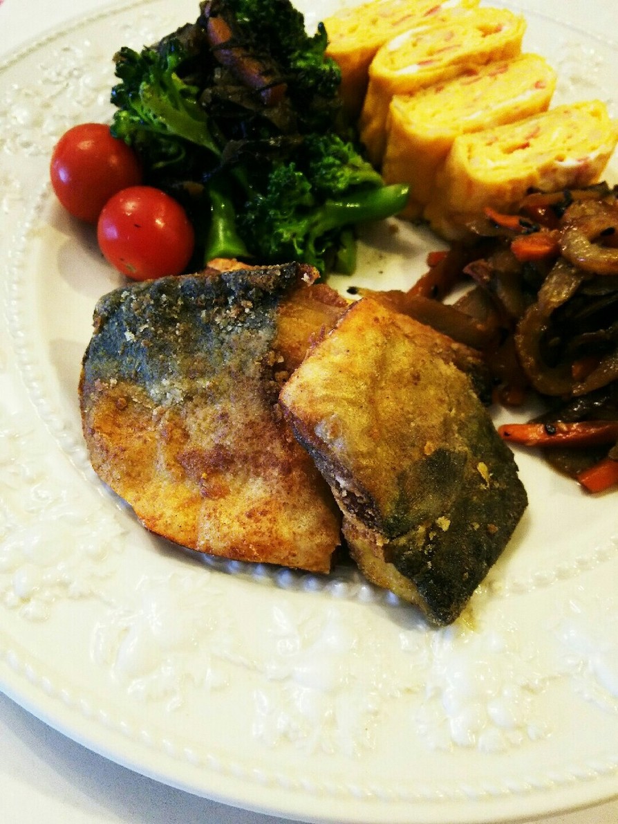 お弁当用 塩鯖の唐揚げカレー風味の画像