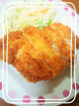 むね肉でも柔らかく!我が家のチキンカツ♪