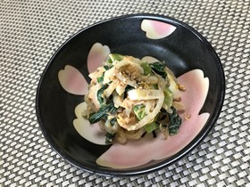 簡単♪小松菜ともやしのツナ玉