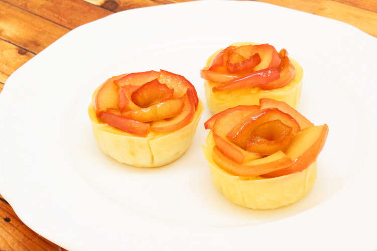 バラの花咲く りんごのタルト レシピ 作り方 By 内堀醸造 クックパッド