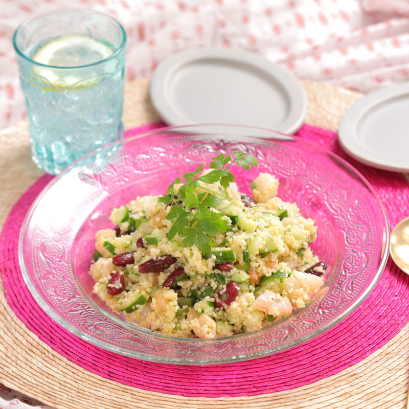 ヒラメのハーブ入りクスクス添え レシピ