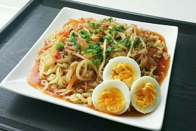 簡単 辛ラーメンであんかけ焼きそば風 レシピ 作り方 By もこもみじ クックパッド 簡単おいしいみんなのレシピが355万品