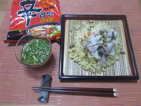 ピリ辛☆ニラだれつけ麺