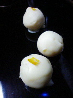 ホワイトチョコレートのトリュフ