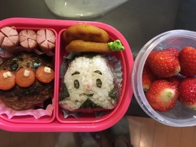 3歳の娘にアンパンマン弁当