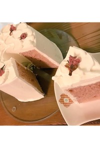 ◎わたしの桜のシフォンケーキ