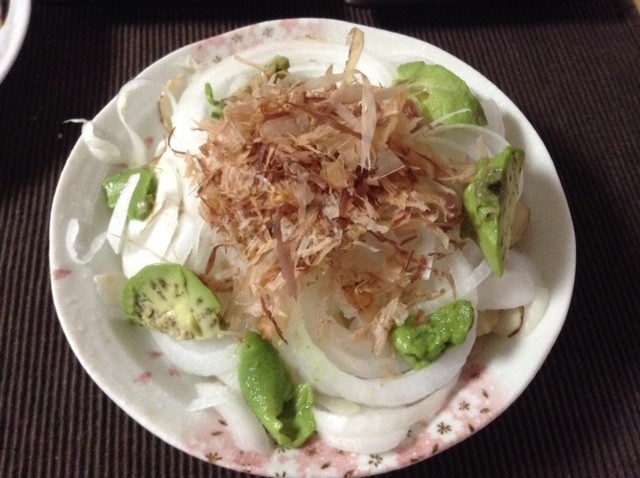 菊芋と新玉ねぎのサラダの画像