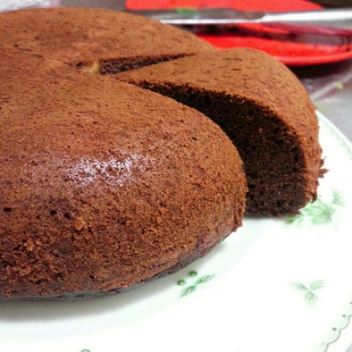 しっとりふわふわ♡炊飯器チョコケーキの写真