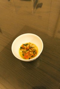 野菜と鮭のあんかけスープ【離乳食中期】