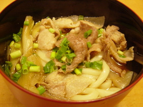 簡単♪半端なお肉で肉うどん