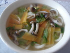 簡単☆和風スープあんかけうどん