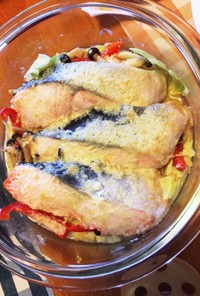 銀鮭とキャベツの味噌ヨーグルト蒸し(覚書