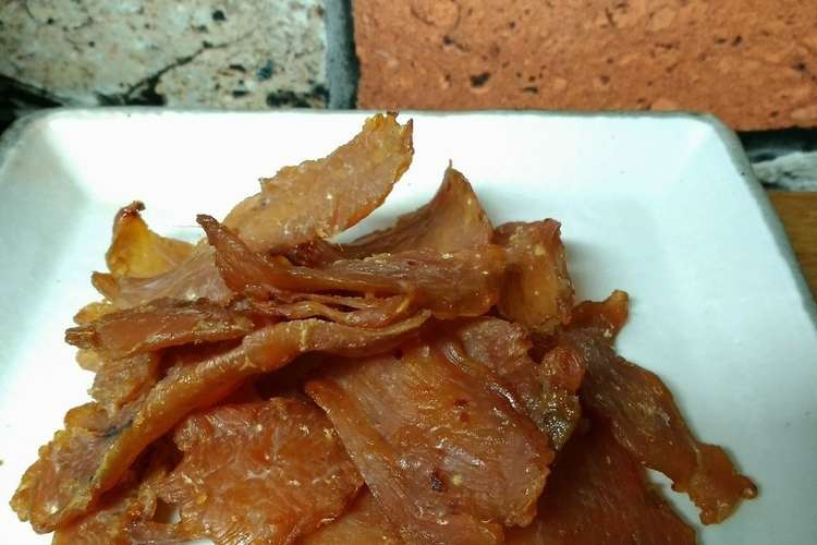 鶏ムネ肉のジャーキー レシピ 作り方 By ダイ カオリ クックパッド 簡単おいしいみんなのレシピが360万品