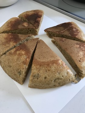 完熟バナナのホットケーキ
