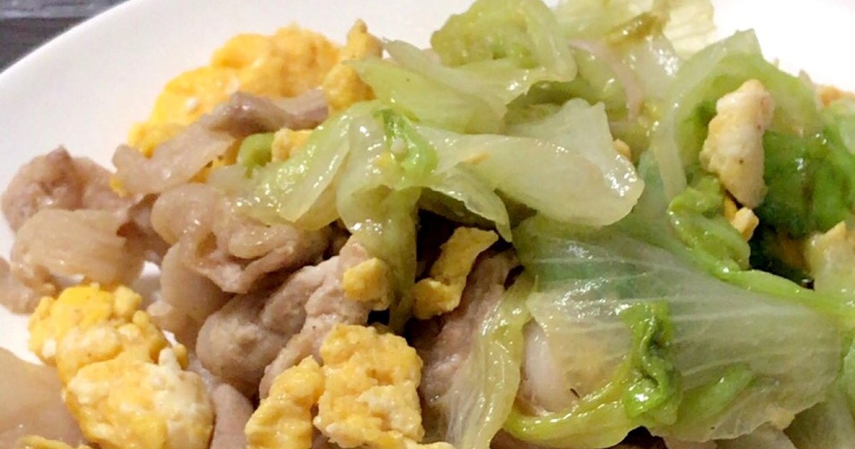 レタスの大量消費に 豚肉レタス卵炒め レシピ 作り方 By メメカ クックパッド 簡単おいしいみんなのレシピが352万品