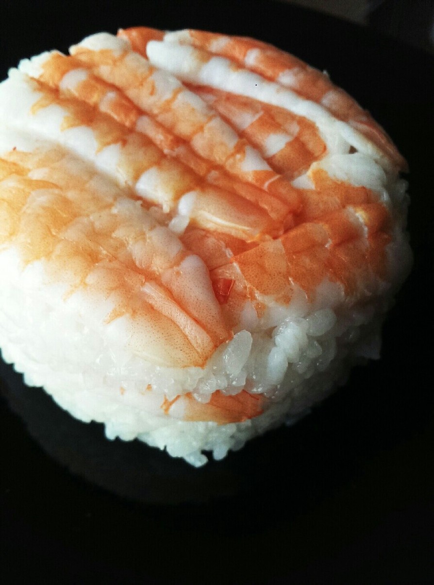 らっきよう酢で★★えびの押し寿司の画像