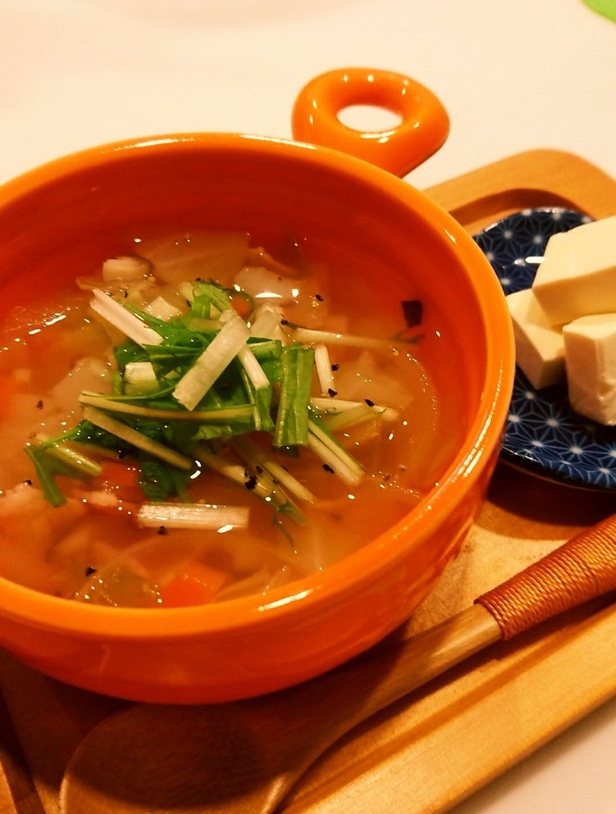 疲れた日に☆やさしい野菜スープの画像