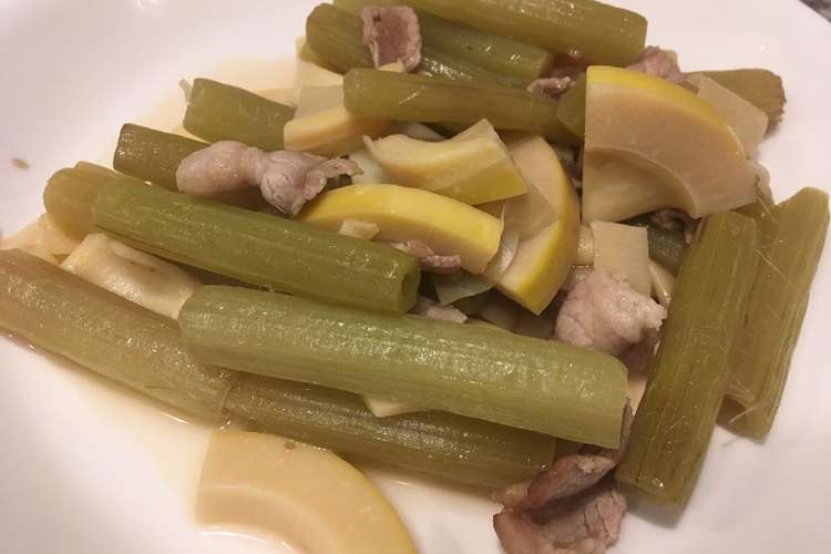 ふきと筍と豚バラ肉の煮物 レシピ 作り方 By クック2cmiqr クックパッド 簡単おいしいみんなのレシピが357万品